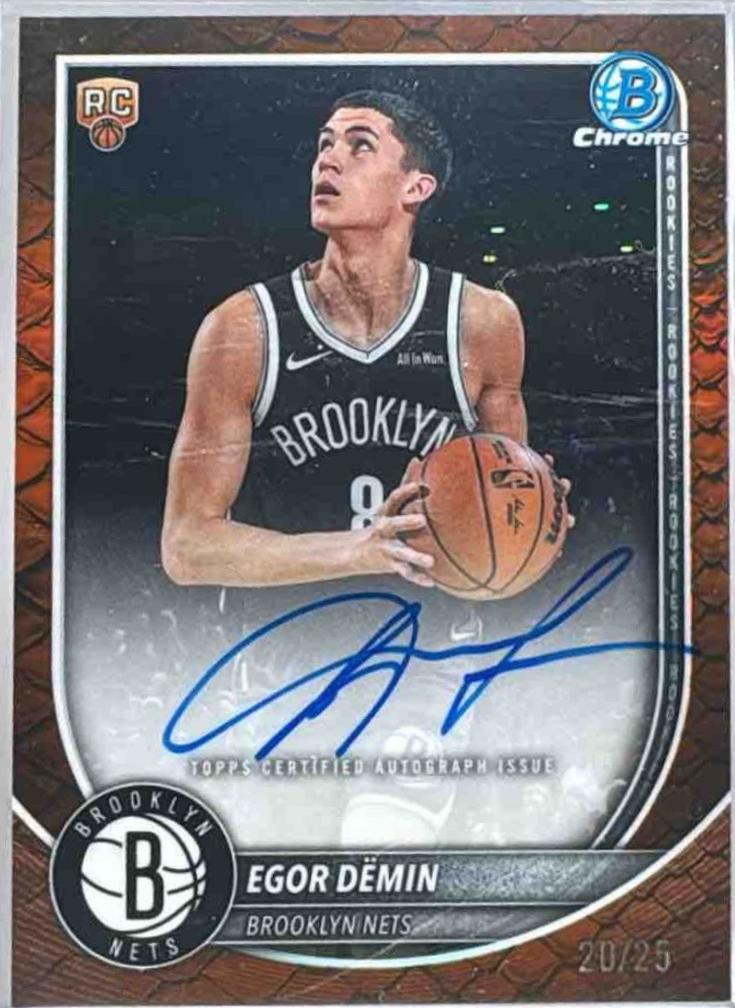 Egor Demin [Reptilian Orange Refractor] #BCA-ED