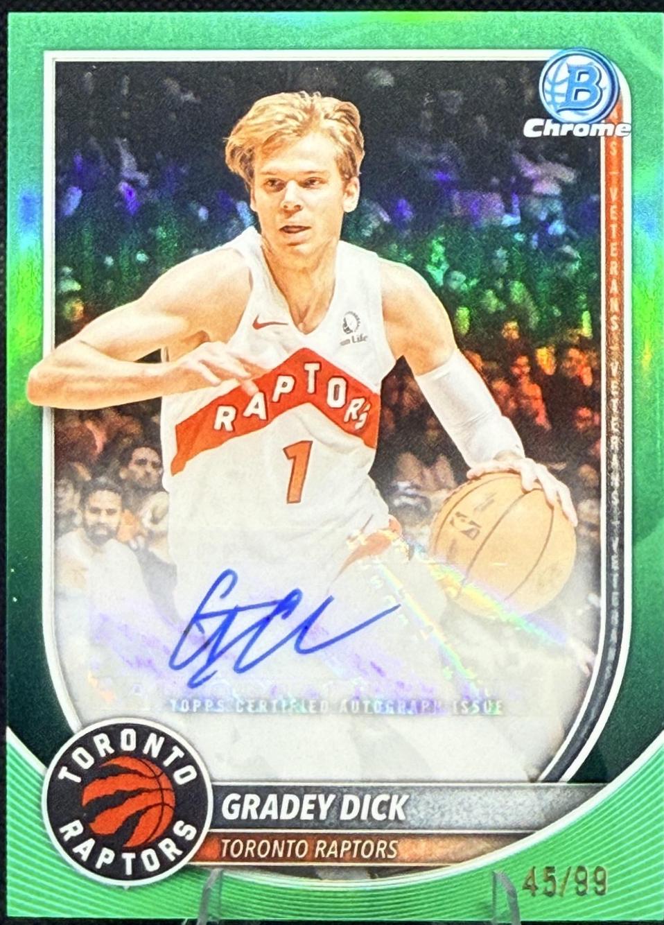 Gradey Dick [Reptilian Green Refractor] #BCA-GD