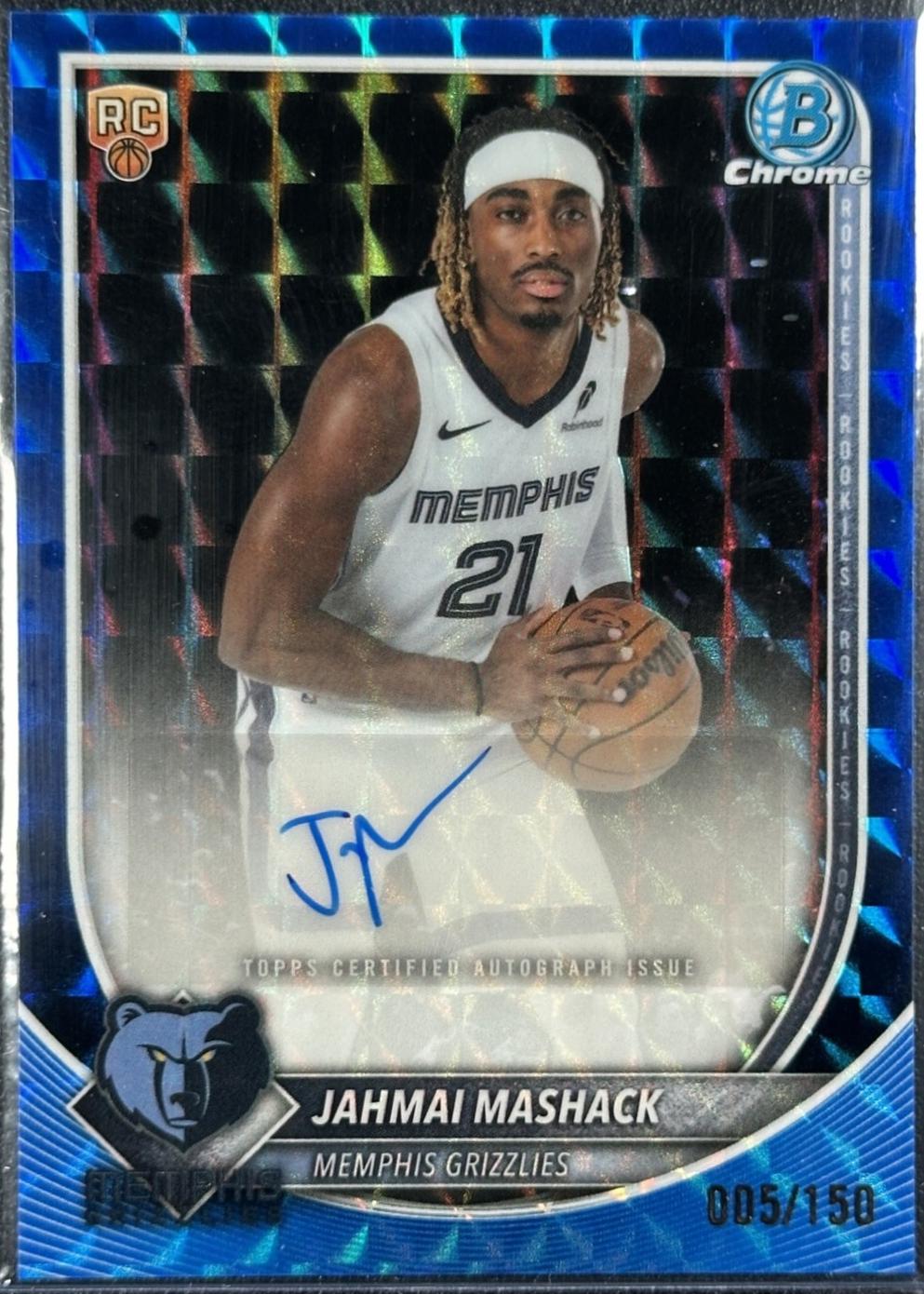 Jahmai Mashack [Blue Refractor] #BCA-JM