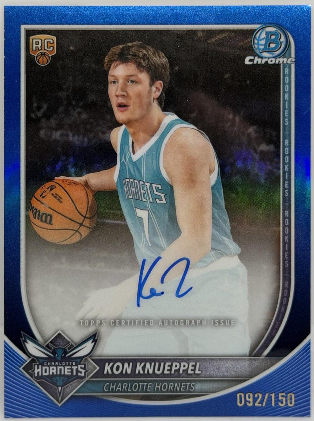 Kon Knueppel [Blue Refractor] #BCA-KK