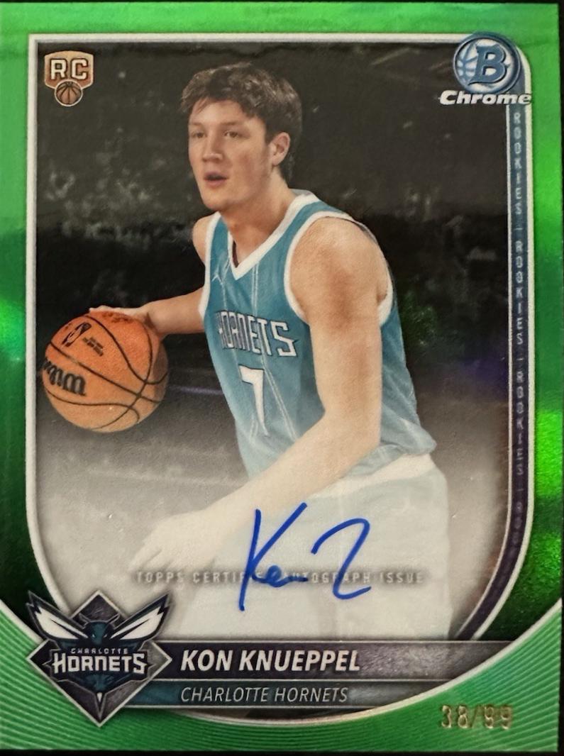 Kon Knueppel [Reptilian Green Refractor] #BCA-KK