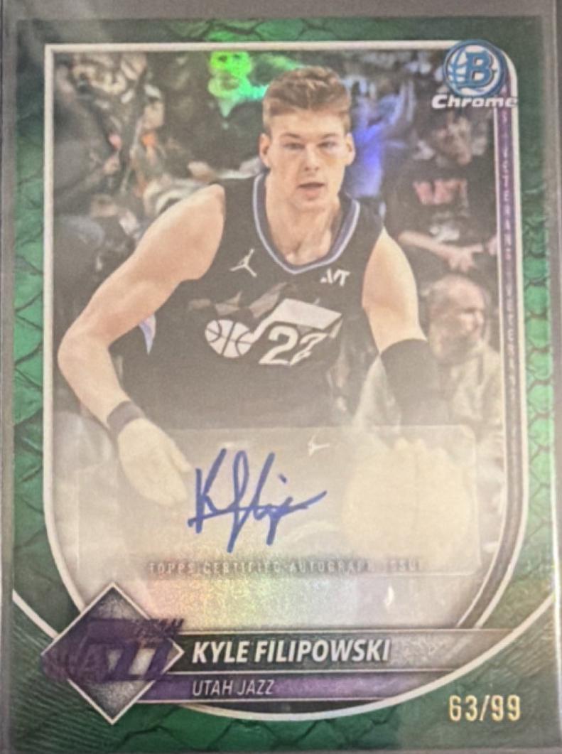 Kyle Filipowski [Reptilian Green Refractor] #BCA-KF