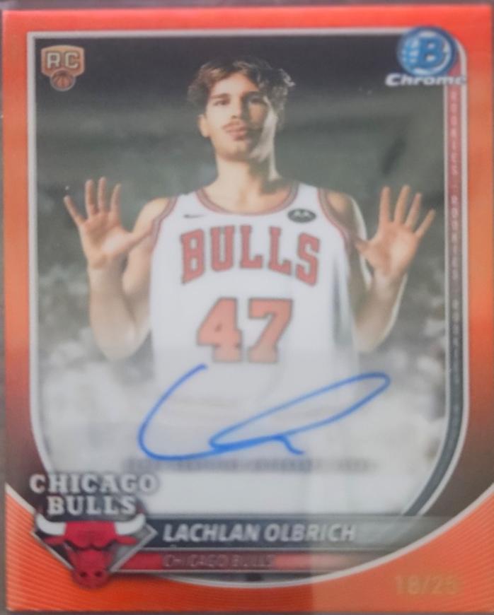 Lachlan Olbrich [Orange Geometric] #BCA-LO