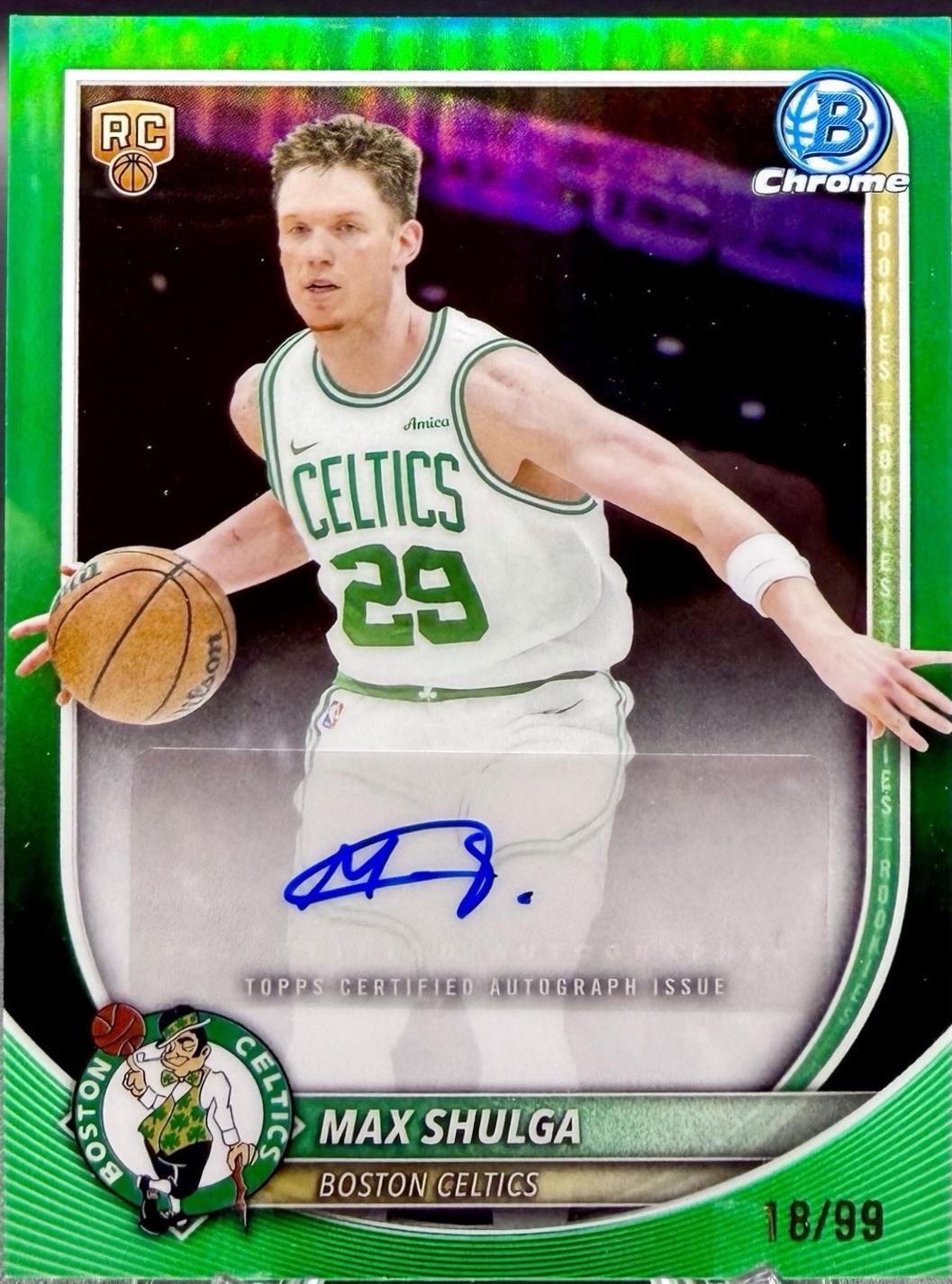 Max Shulga [Reptilian Green Refractor] #BCA-MS