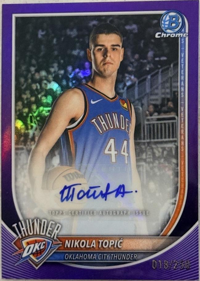 Nikola Topic [Purple Refractor] #BCA-NO