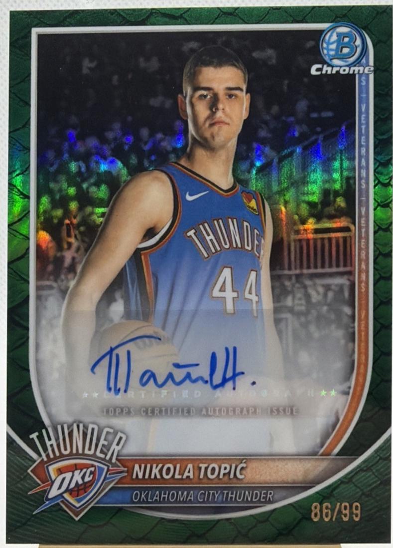 Nikola Topic [Reptilian Green Refractor] #BCA-NO