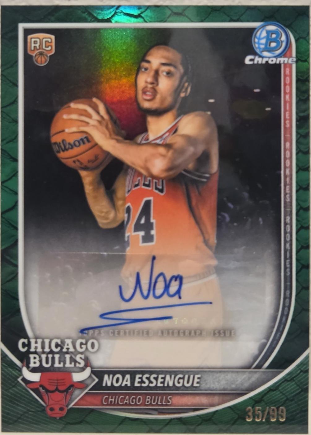 Noa Essengue [Reptilian Green Refractor] #BCA-NE