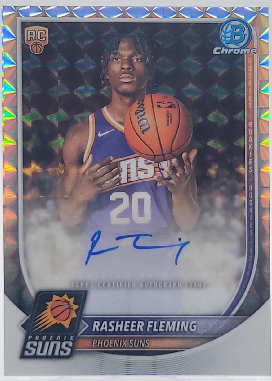 Rasheer Fleming [Orange Geometric] #BCA-RF