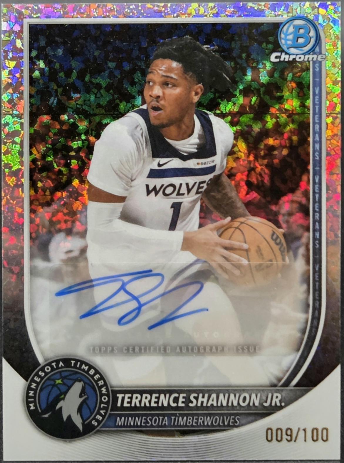 Terrence Shannon Jr. [Mini-Diamond Refractor] #BCA-TSJ