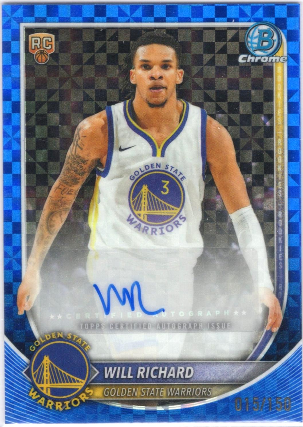 Will Richard [Blue X-Fractor] #BCA-WI