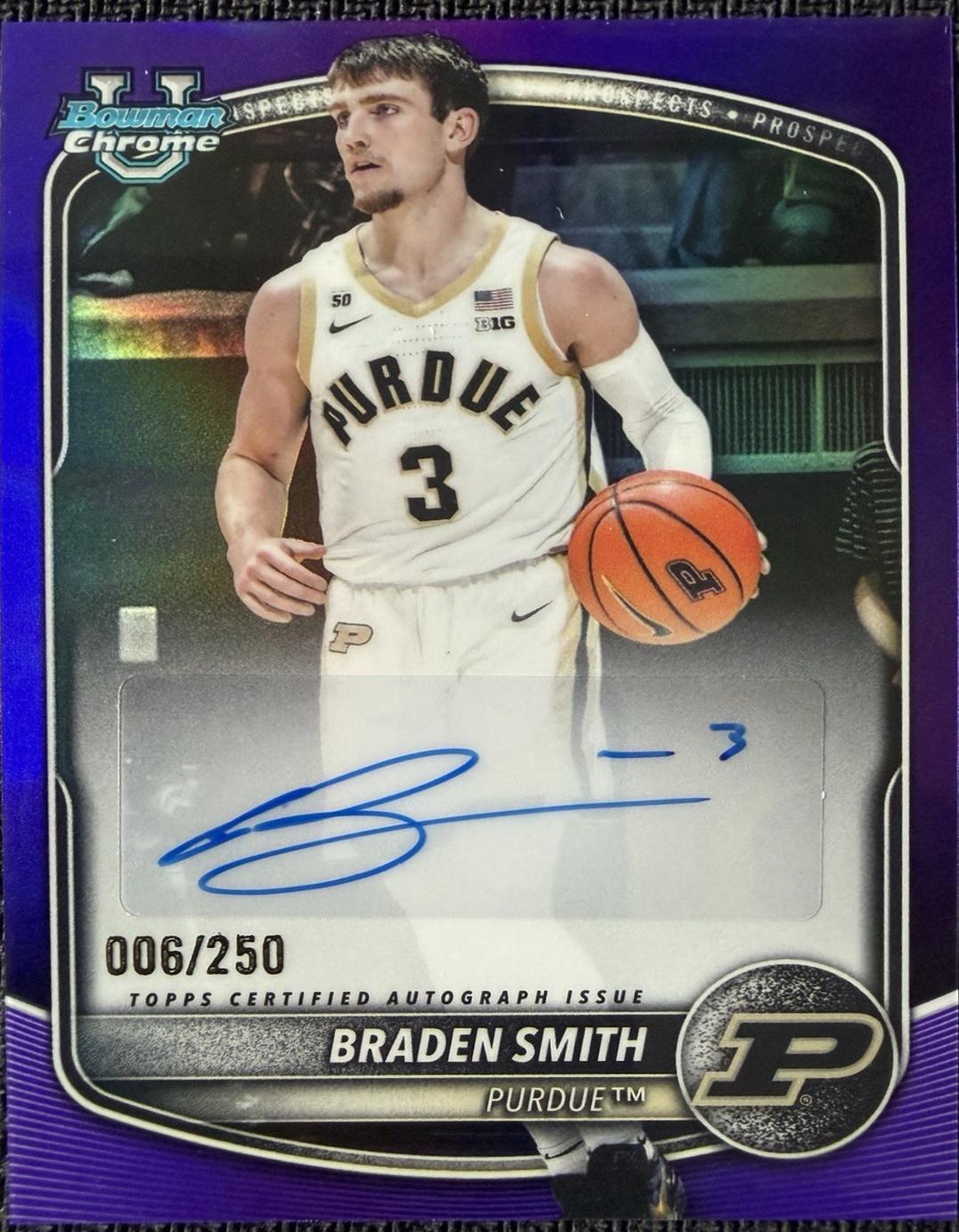 Braden Smith [Purple Refractor] #CPA-BM