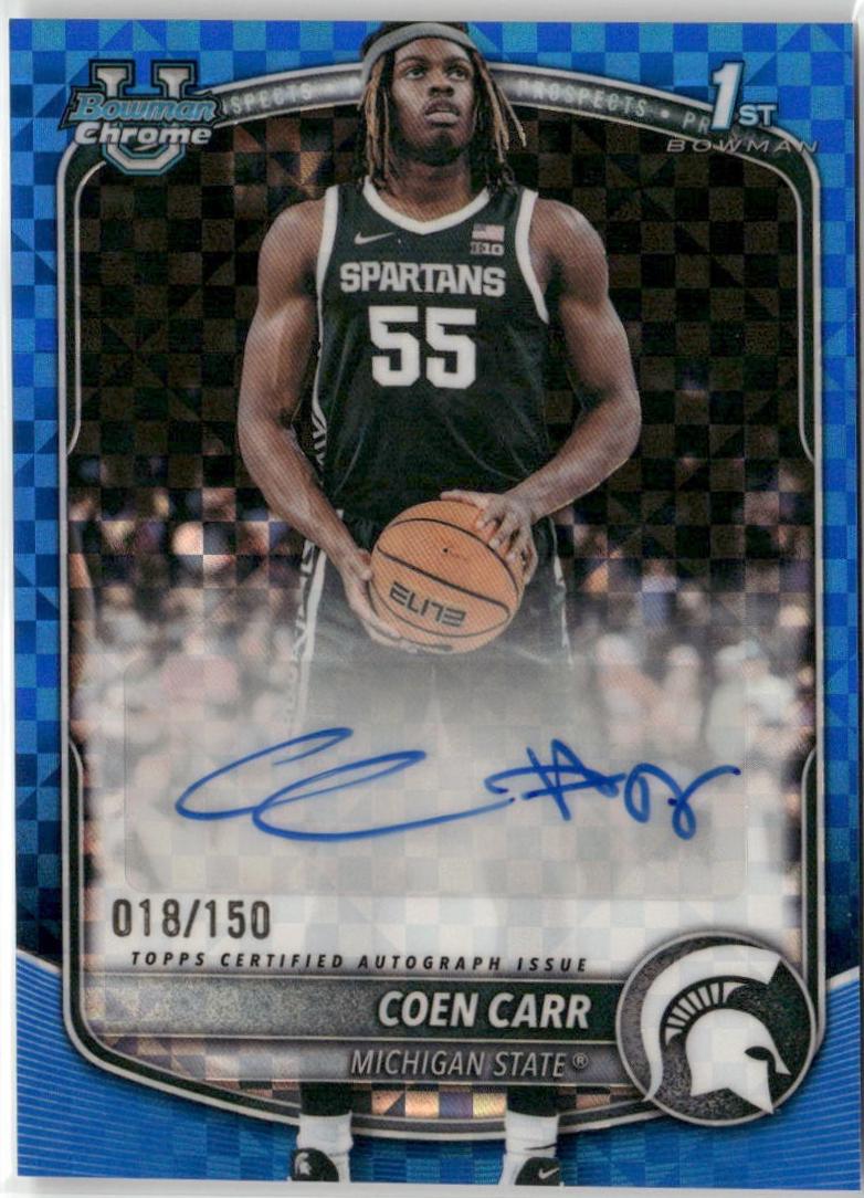 Coen Carr [Blue X-Fractor] #CPA-CC