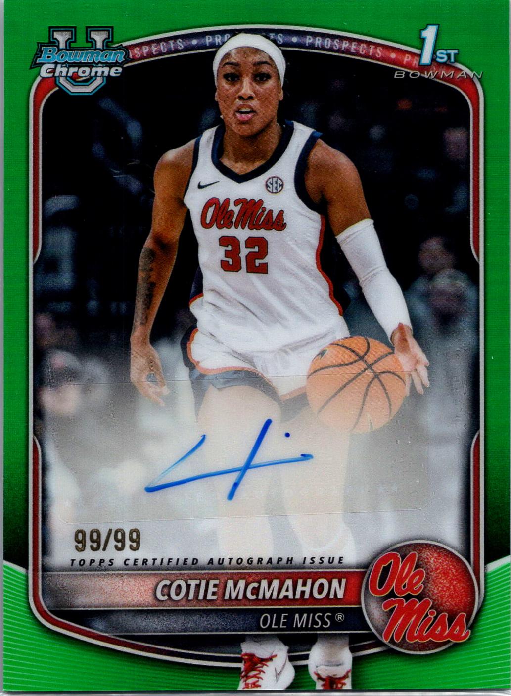 Cotie McMahon [Green Geometric] #CPA-CM