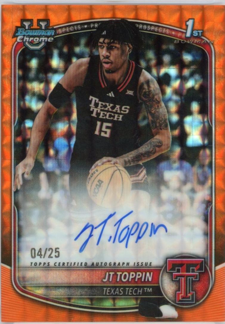 JT Toppin [Orange Geometric] #CPA-JT