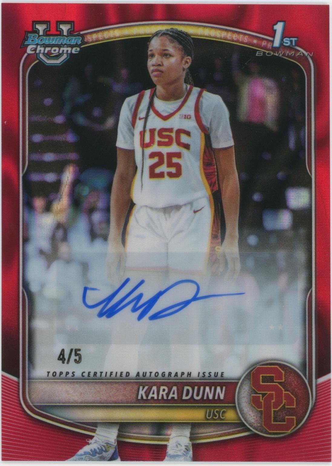 Kara Dunn [Red Lava Refractor] #CPA-KD
