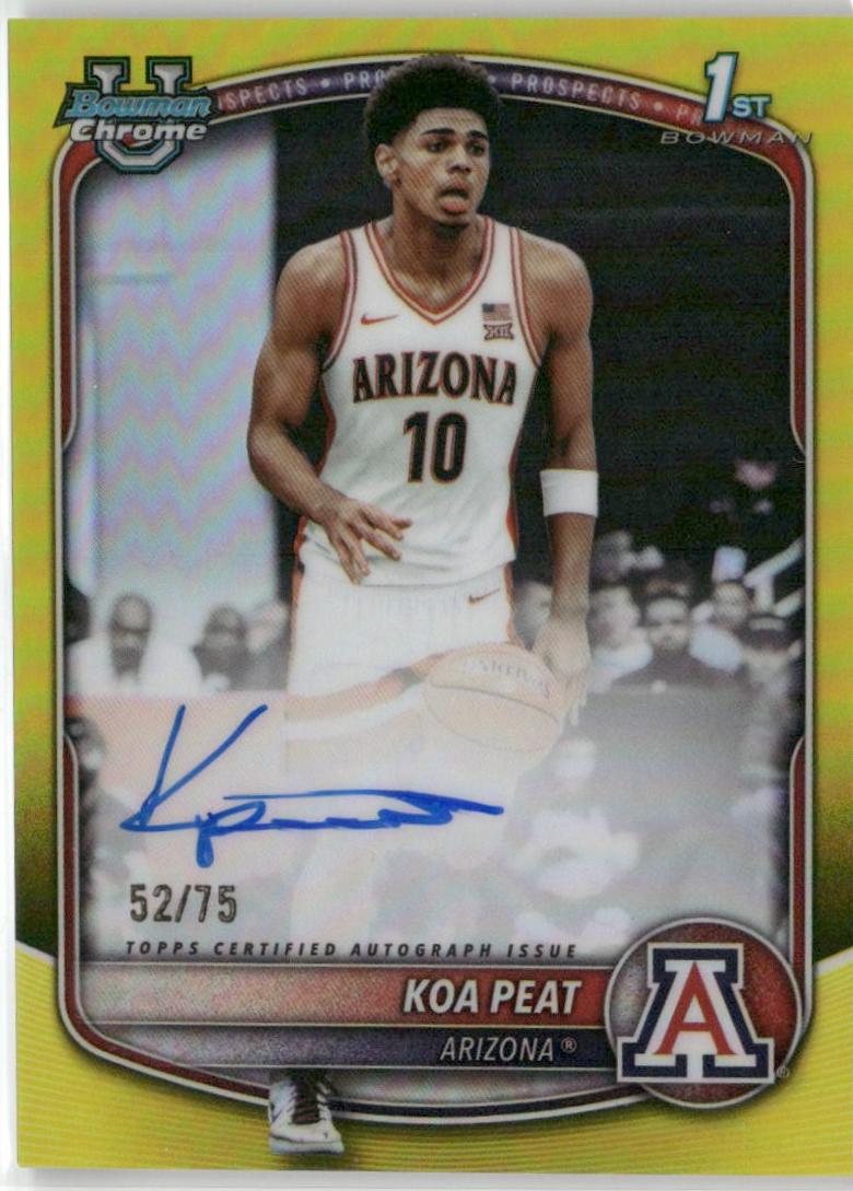 Koa Peat [Yellow Refractor] #CPA-KP