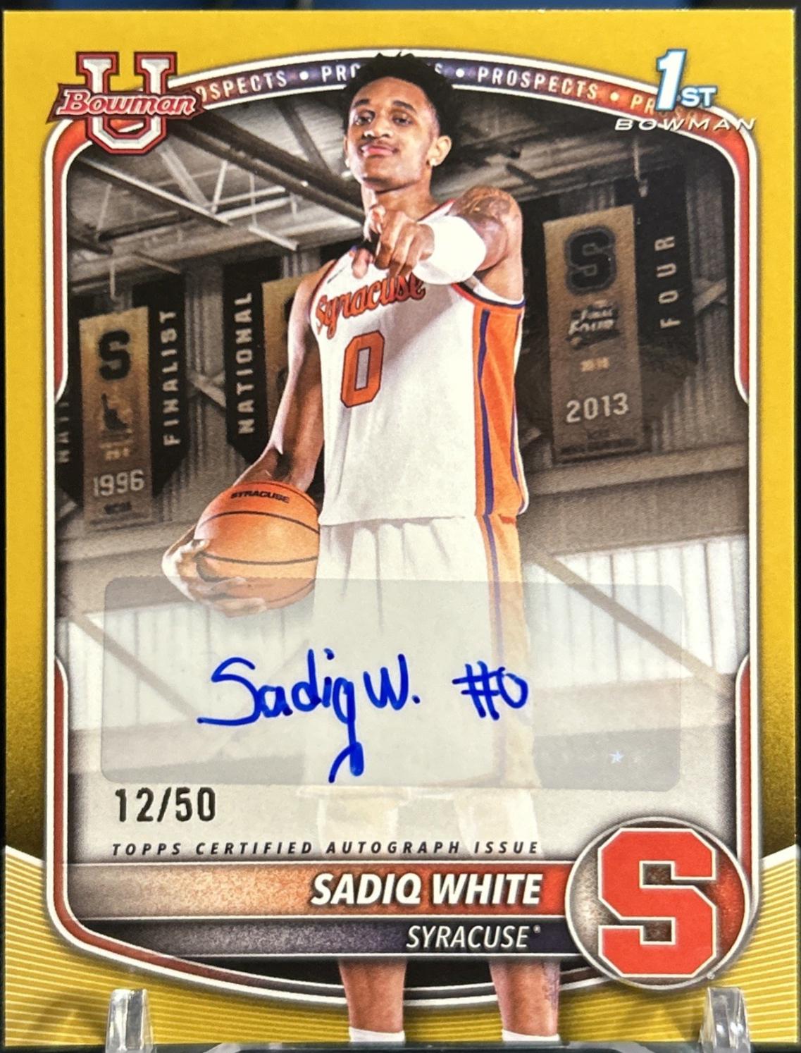 Sadiq White [Gold Geometric] #CPA-SWH