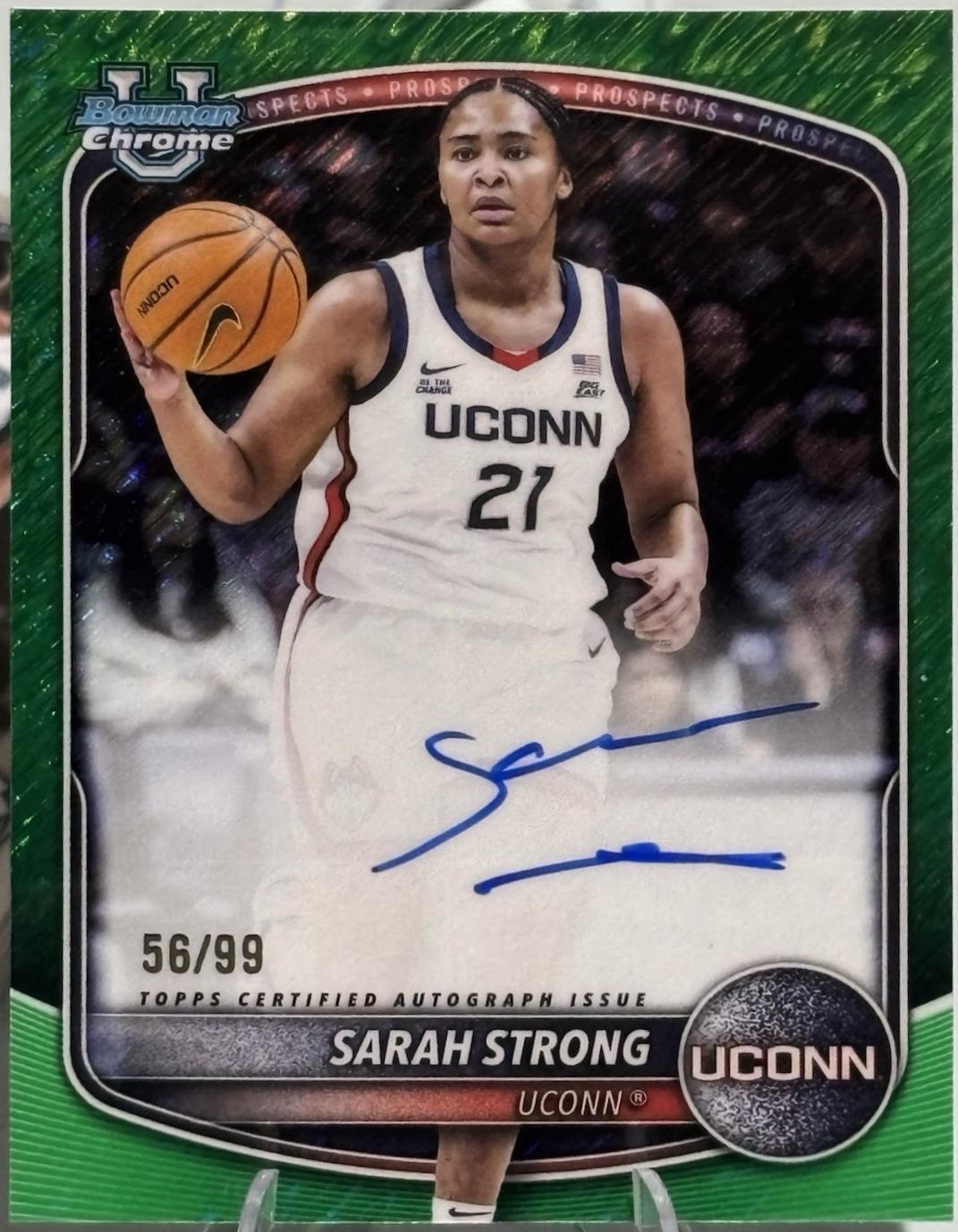 Sarah Strong [Reptilian Green Refractor] #CPA-SS