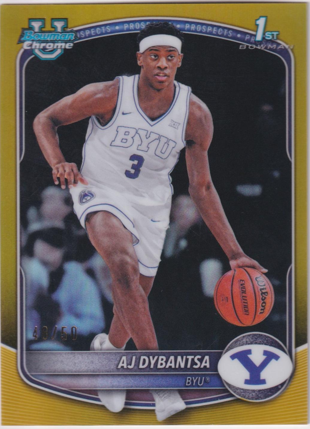 AJ Dybantsa [Gold Refractor] #BCP-1