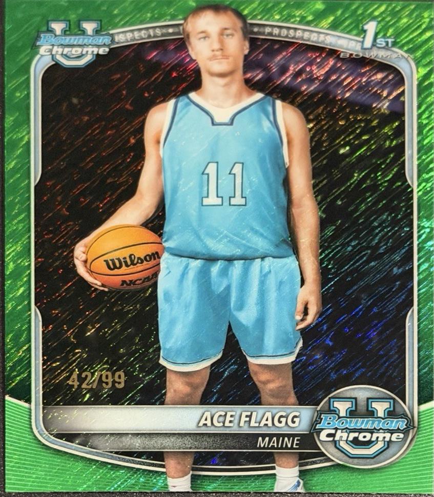 Ace Flagg [Green Shimmer Refractor] #BCP-91