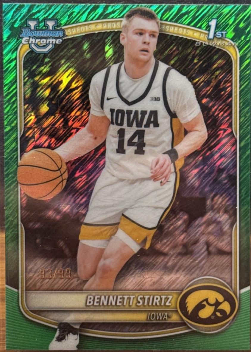 Bennett Stirtz [Green Shimmer Refractor] #BCP-90