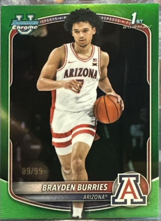 Brayden Burries [Green Refractor] #BCP-51