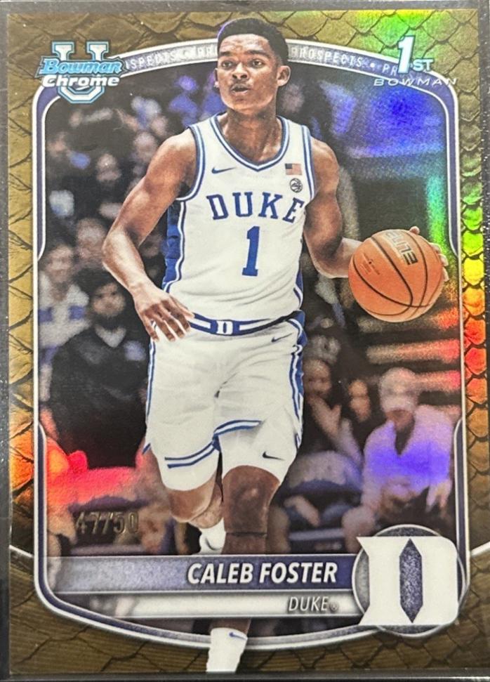 Caleb Foster [Reptilian Gold Refractor] #BCP-100