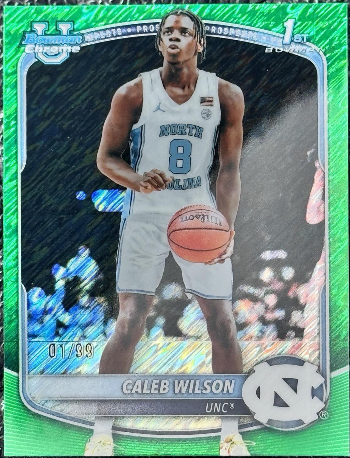 Caleb Wilson [Green Shimmer Refractor] #BCP-83