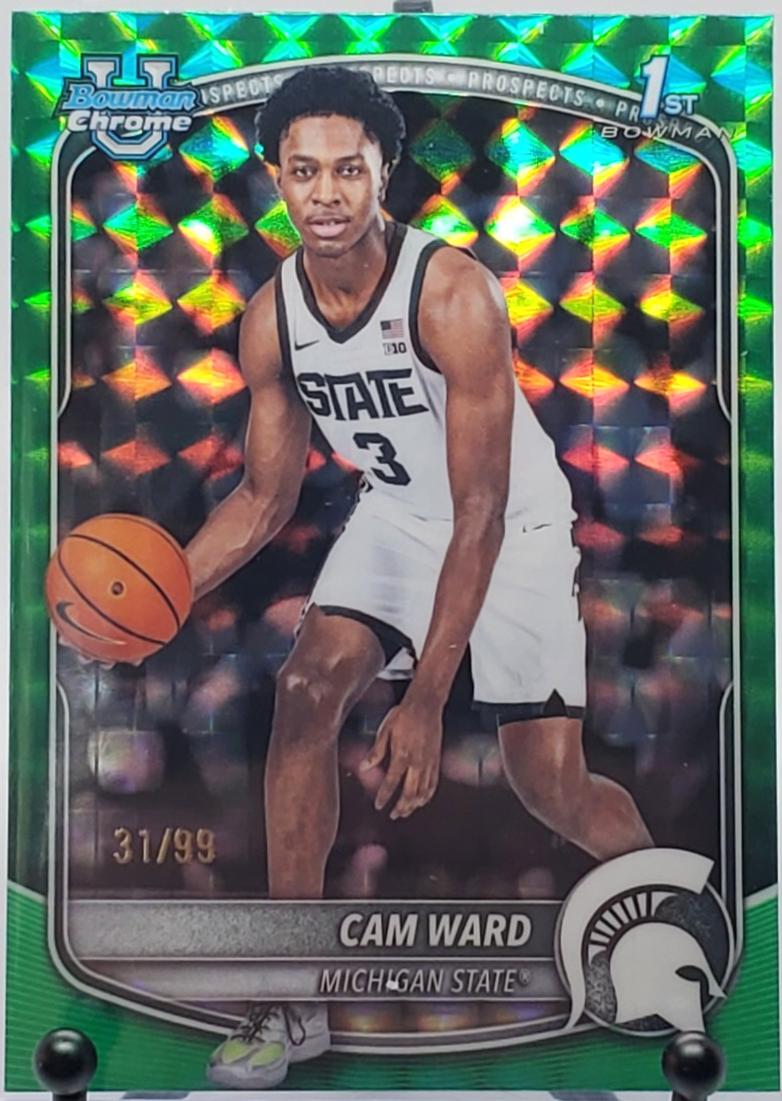 Cam Ward [Green Geometric] #BCP-53