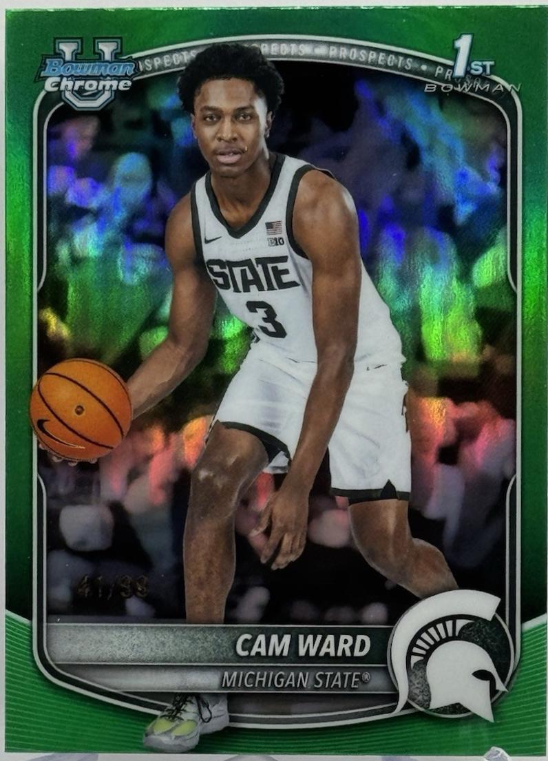 Cam Ward [Green Refractor] #BCP-53