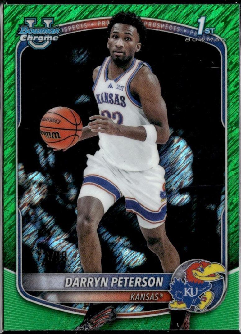 Darryn Peterson [Green Shimmer Refractor] #BCP-2