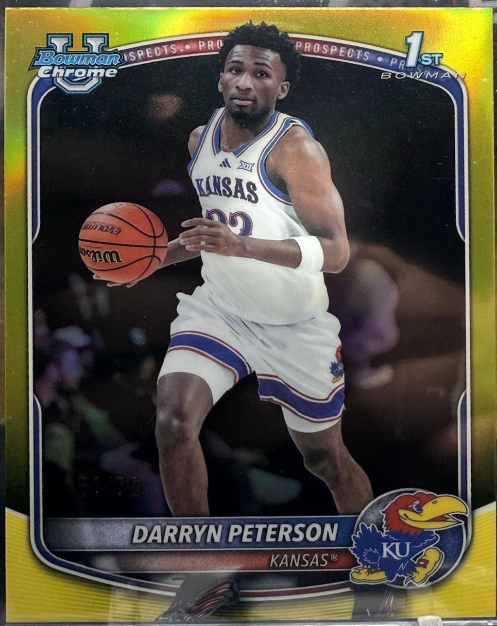 Darryn Peterson [Yellow Refractor] #BCP-2