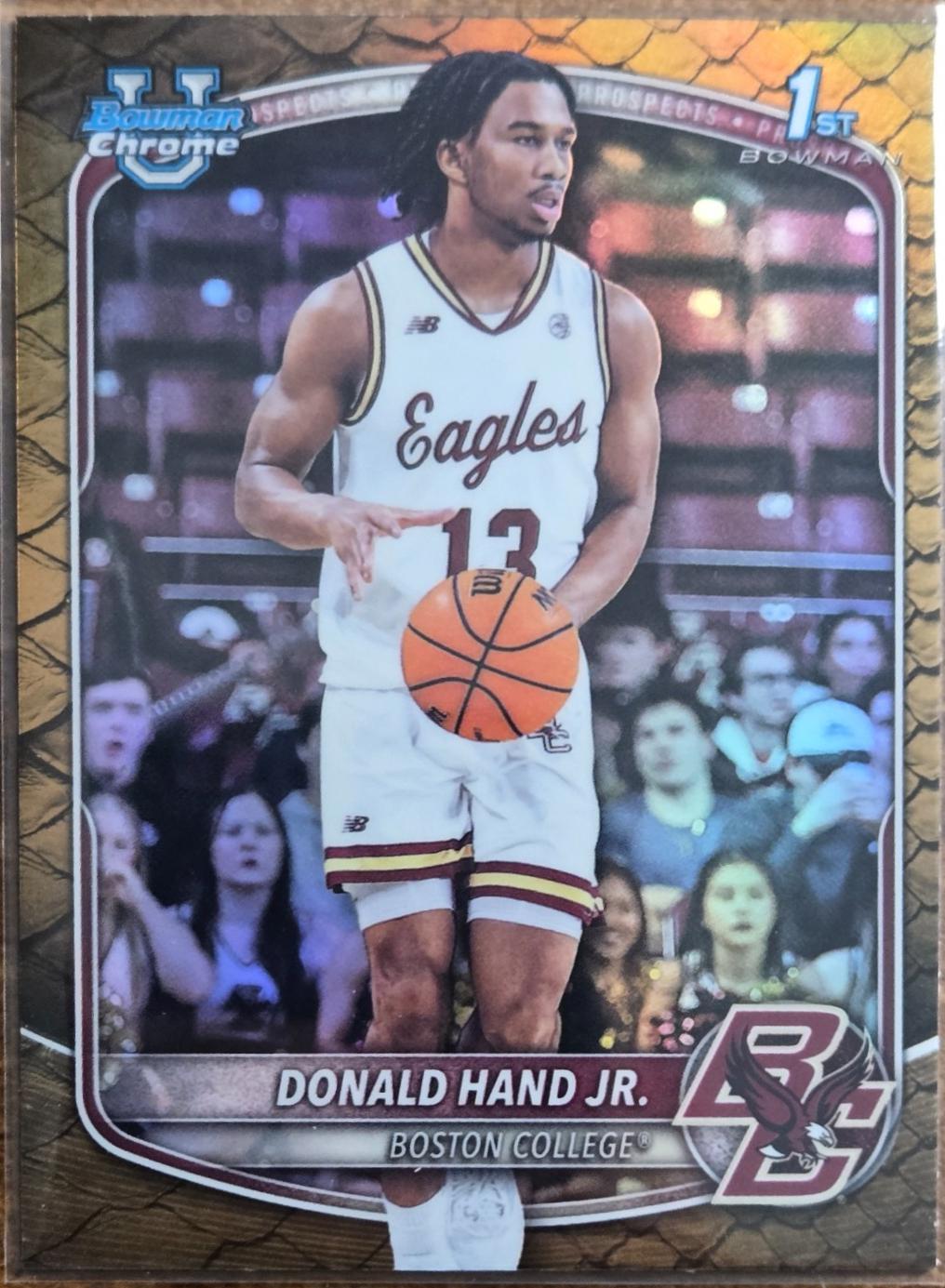 Donald Hand Jr. [Reptilian Refractor] #BCP-57