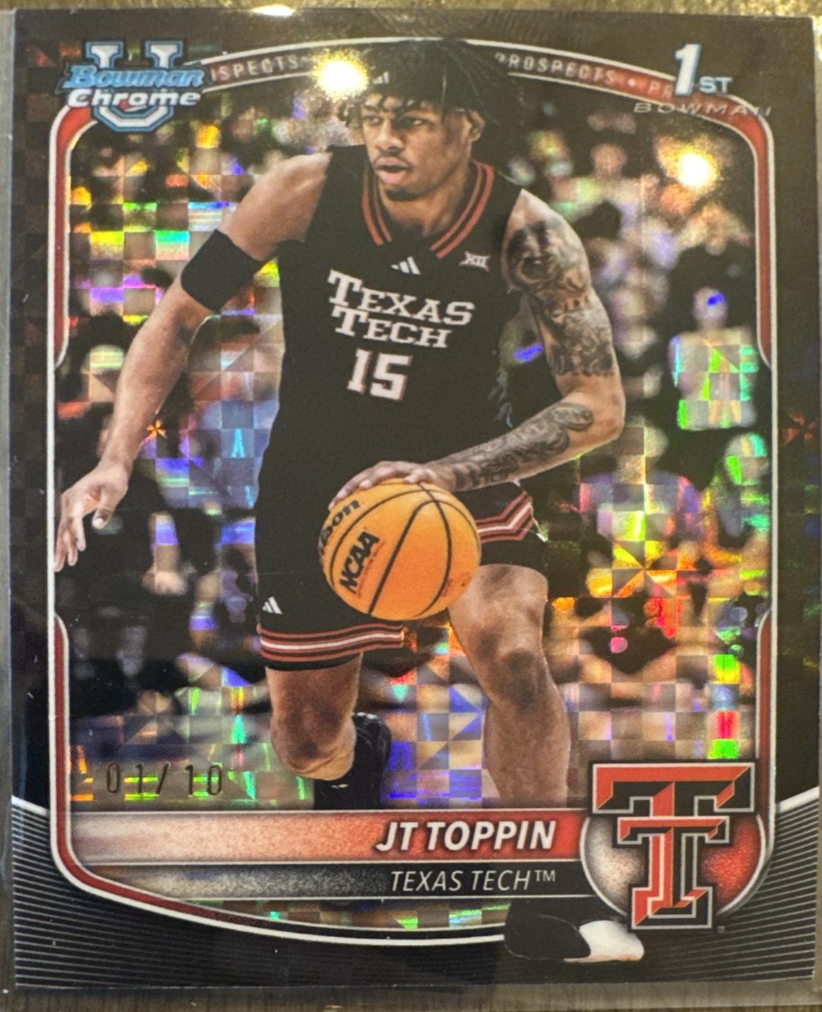 JT Toppin [Black X-Fractor] #BCP-93
