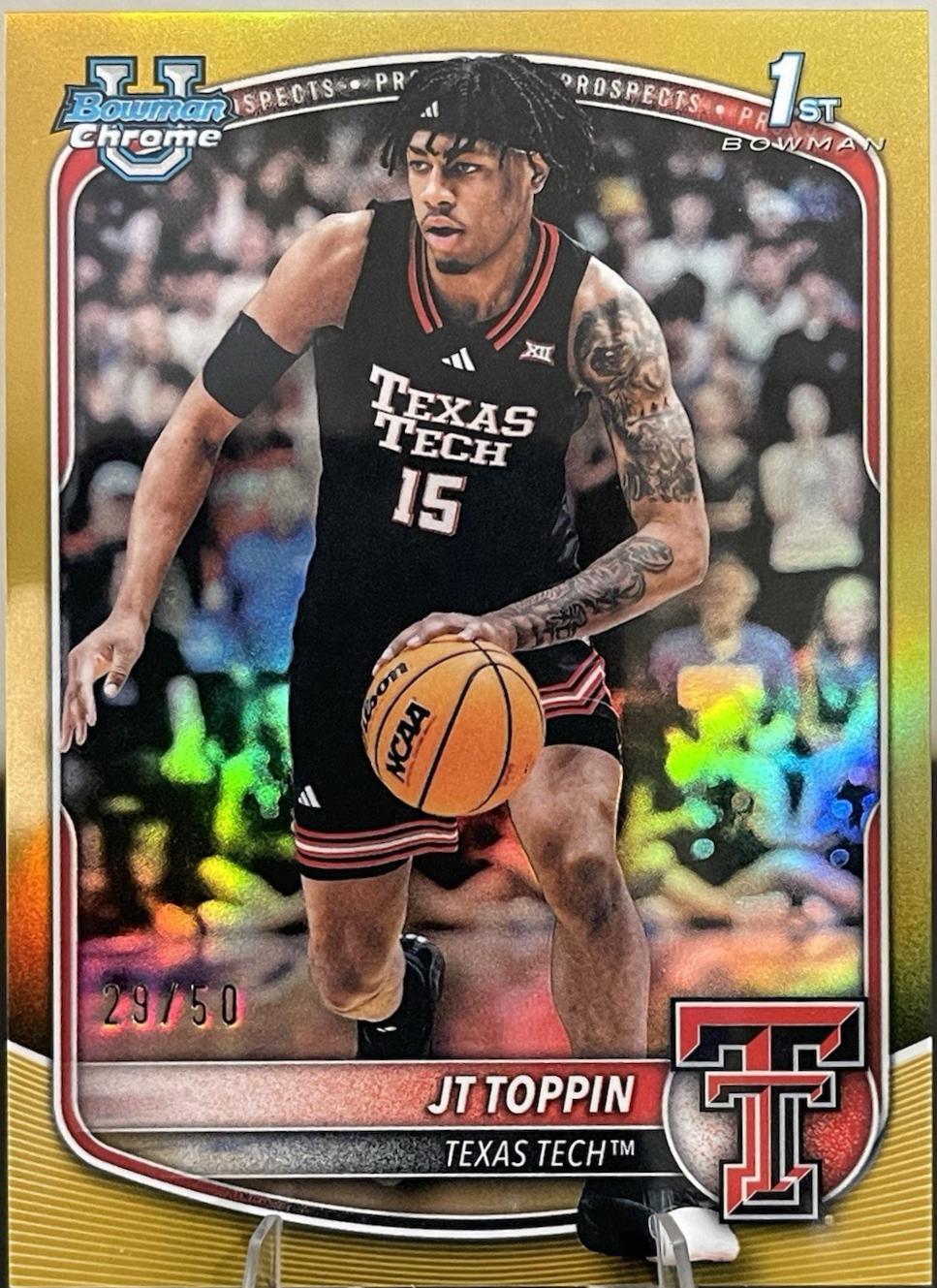 JT Toppin [Gold Geometric] #BCP-93