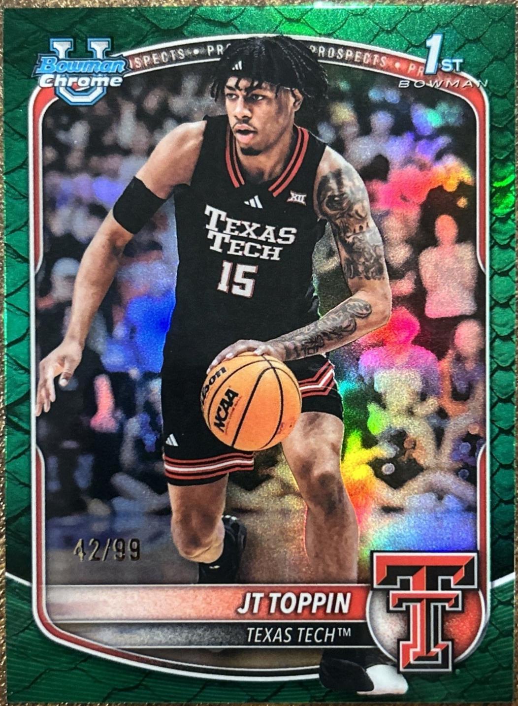 JT Toppin [Reptilian Green Refractor] #BCP-93