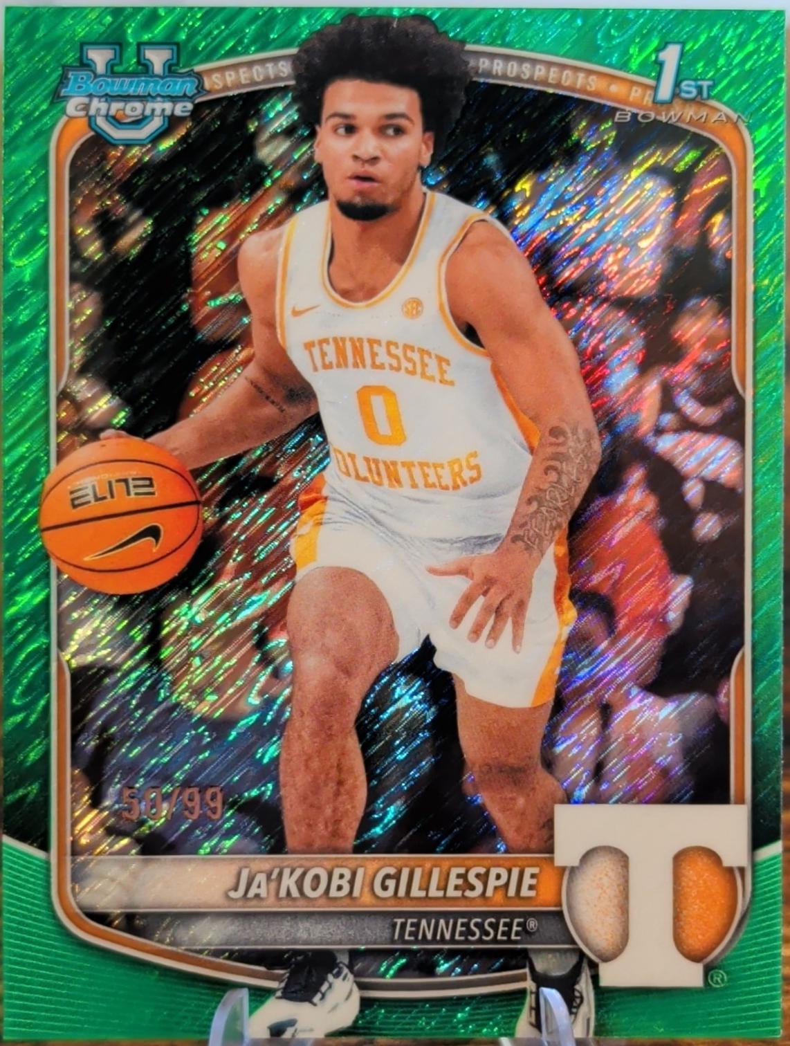 Ja'Kobi Gillespie [Green Shimmer Refractor] #BCP-58
