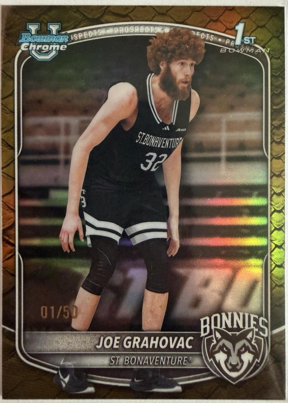 Joe Grahovac [Reptilian Gold Refractor] #BCP-24