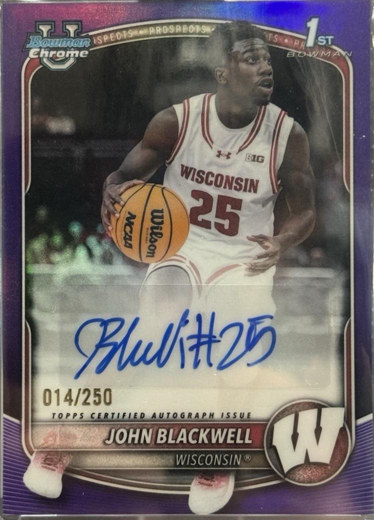 John Blackwell [Purple Refractor] #BCP-78