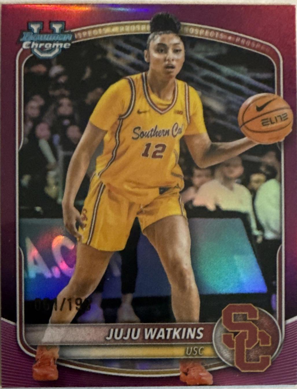 Juju Watkins [Fuchsia Refractor] #BCP-96