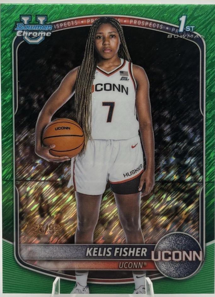 Kelis Fisher [Green Shimmer Refractor] #BCP-89