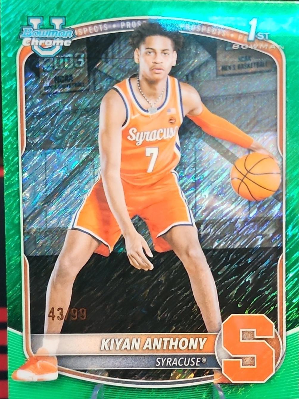 Kiyan Anthony [Green Shimmer Refractor] #BCP-4