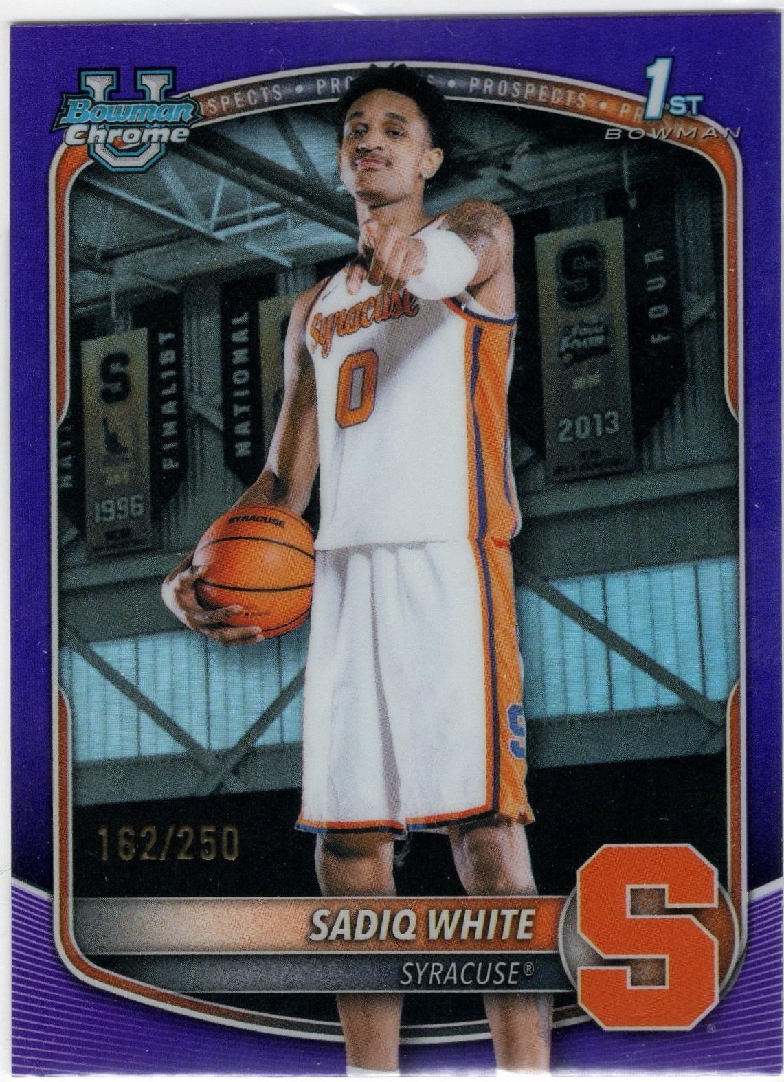 Sadiq White [Purple Refractor] #BCP-41