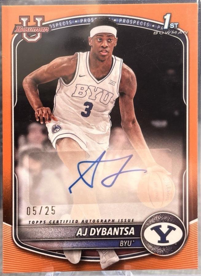 AJ Dybantsa [Orange Border] #PA-AY