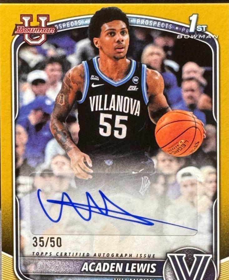 Acaden Lewis [Gold Border] #PA-AL