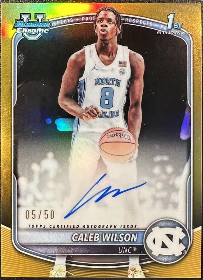 Caleb Wilson [Gold Border] #PA-CL