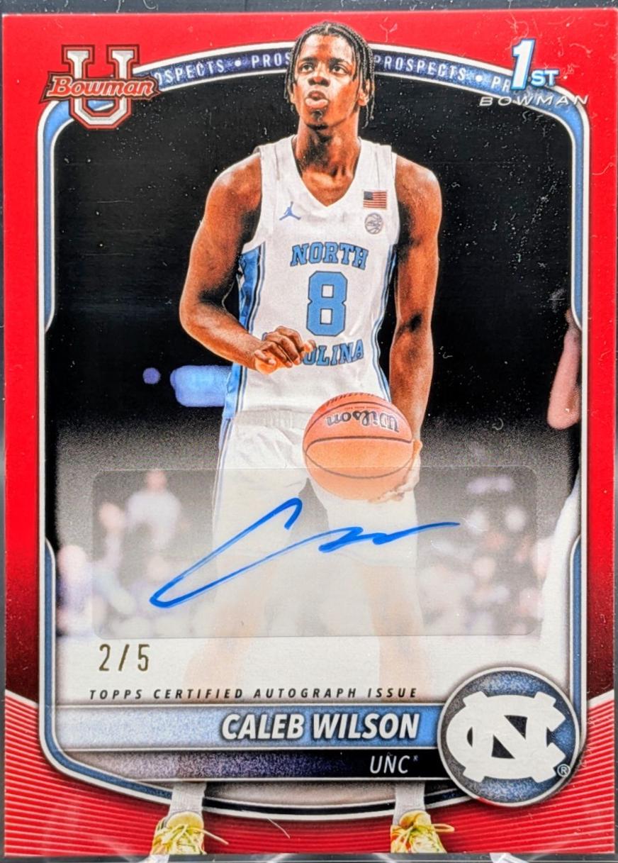 Caleb Wilson [Red Border] #PA-CL