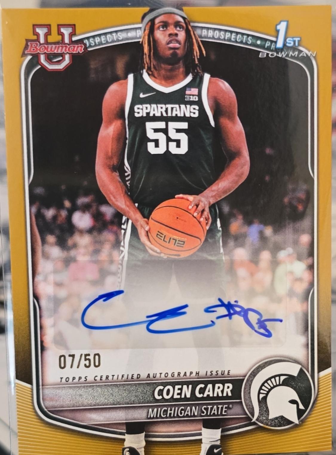 Coen Carr [Gold Border] #PA-CC