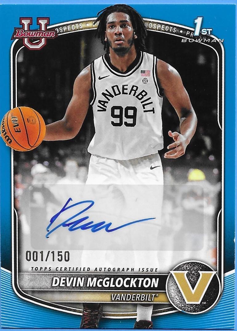 Devin McGlockton [Blue Border] #PA-DM