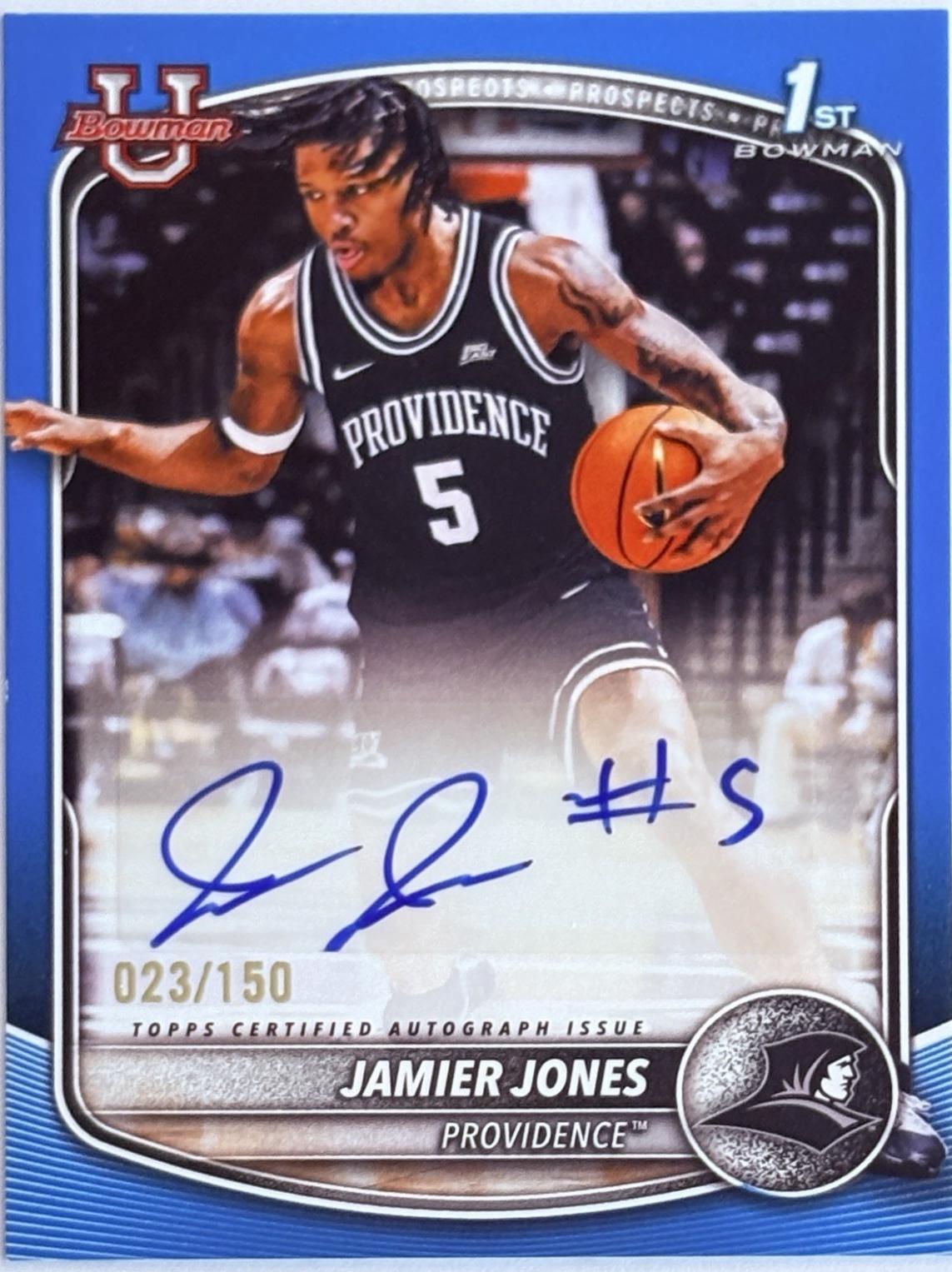 Jamier Jones [Blue Border] #PA-JJ